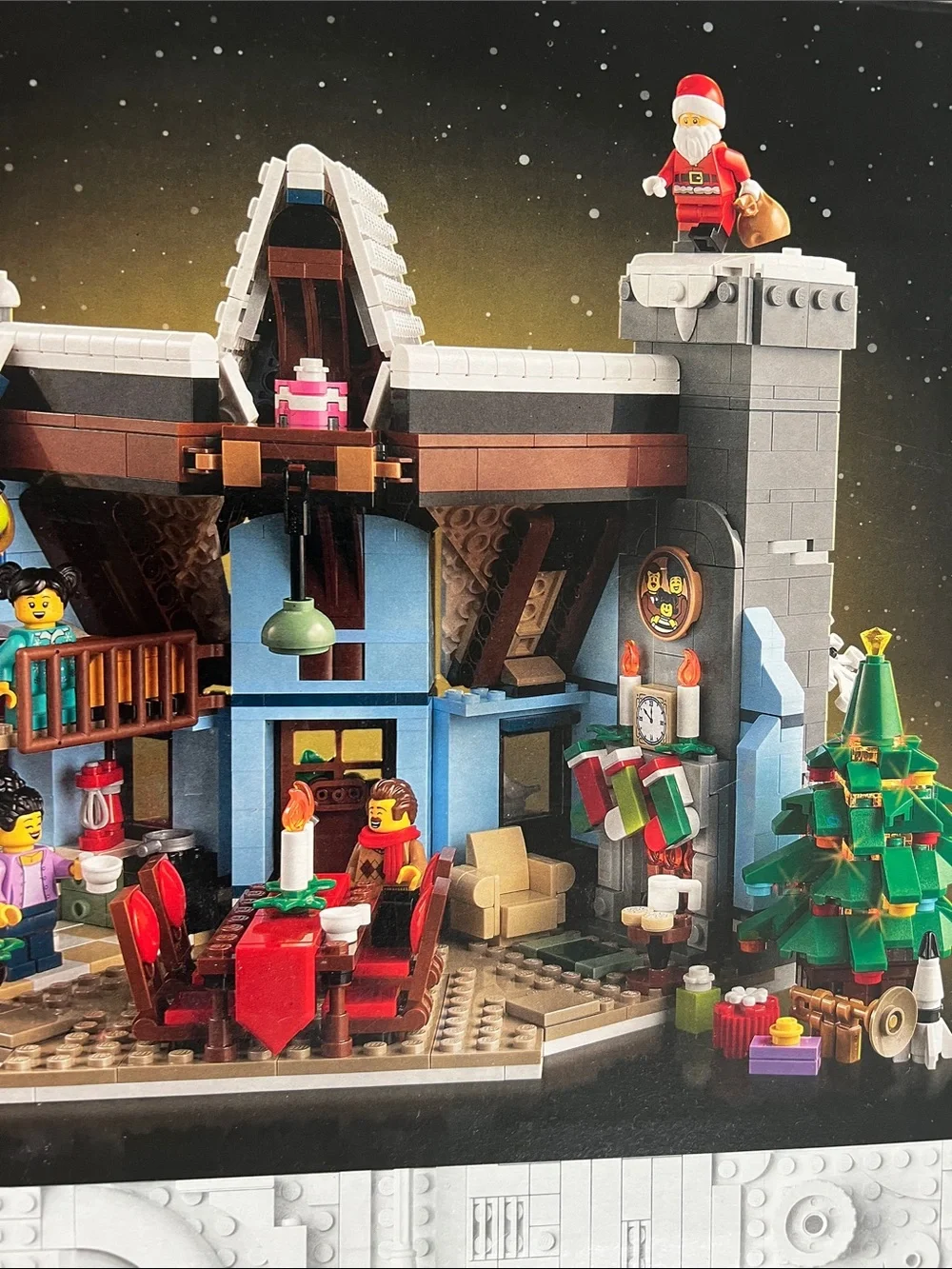 LEGO | Santa's Visit Holiday House Blue & White 10293 Collectible NWT Ages 18+